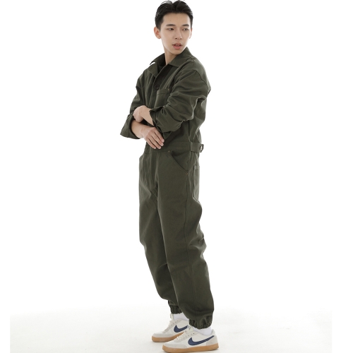 센스워커 테이퍼드 조거 점프슈트 SWT-503J 카키