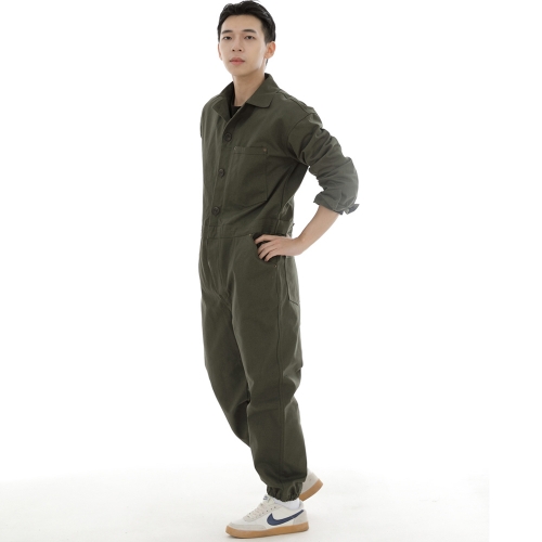 센스워커 테이퍼드 조거 점프슈트 SWT-503J 카키