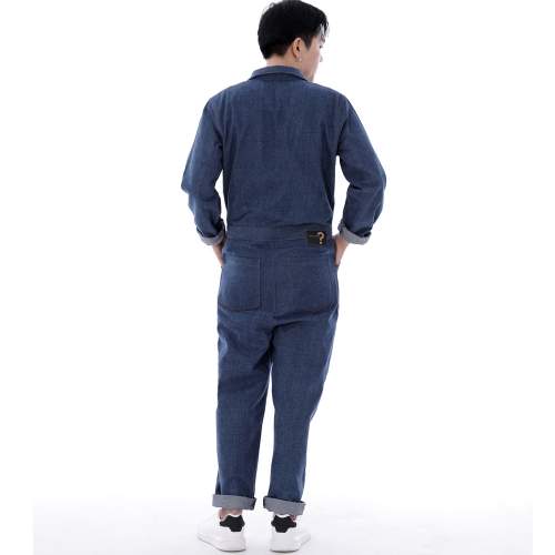 시티보이 버튼 점프슈트 CBB-507 데님 미디엄블루 BRS