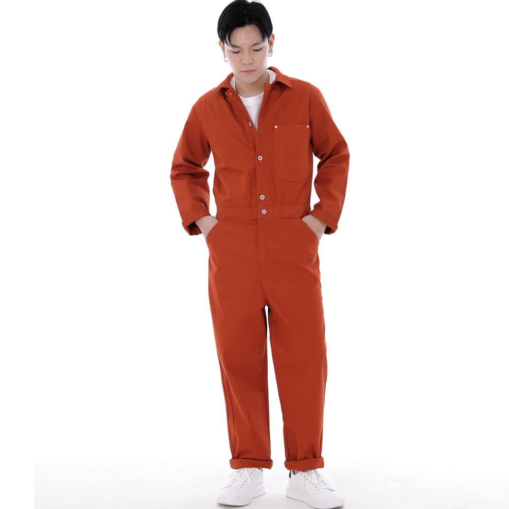 시티보이 버튼 점프슈트 CBB-507 브릭