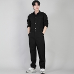 시티보이 버튼 점프슈트 CBB-507 블랙