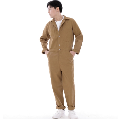 시티보이 버튼 점프슈트 CBB-507 카멜