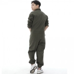 오버라운드 테이퍼드 카고조거 점프슈트 OT-502CJ 카키