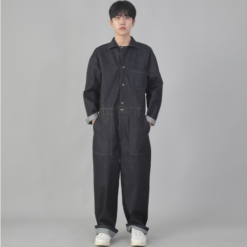 클래식 EX 와이드 점프슈트 CWF-521 데님 내추럴인디고