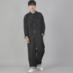 클래식 EX 와이드 점프슈트 CWF-521 데님 블랙