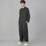클래식 EX 와이드 점프슈트 CWF-521 데님 블랙