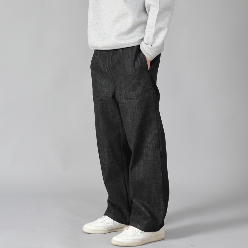 EX 와이드 팬츠 EXW-347 데님 블랙 BKS
