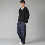 EX 와이드 팬츠 EXW-347 데님 인디고 BRS
