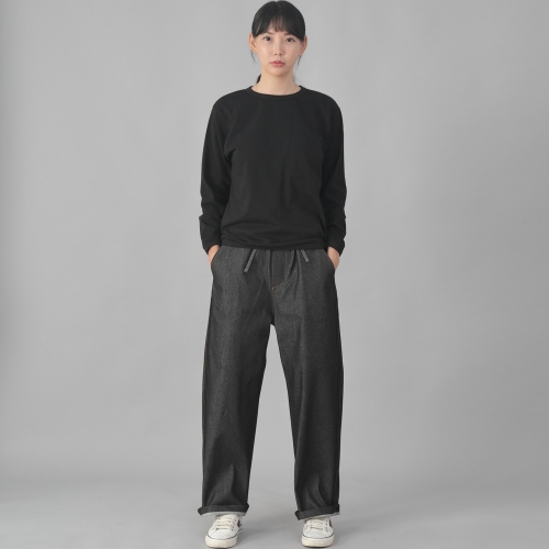 사이드라인 EX 와이드 팬츠 PLW-341 데님 블랙
