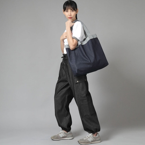 더블카고 스트링 조거팬츠 DCJ-338 데님 블랙 BKS