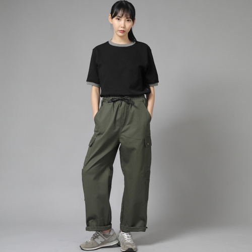 더블카고 스트링 조거팬츠 DCJ-338 카키