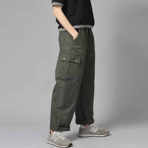 더블카고 스트링 조거팬츠 DCJ-338 카키
