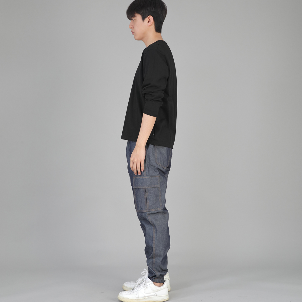 레트로라인 카고조거 팬츠 RL-311CJ 데님 라이트인디고