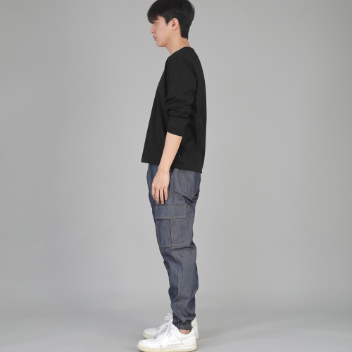 레트로라인 카고조거 팬츠 RL-311CJ 데님 라이트인디고