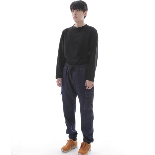 레트로라인 카고조거 팬츠 RL-311CJ 데님 인디고