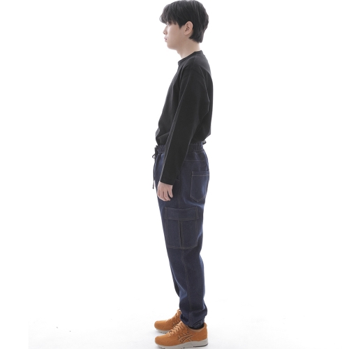 레트로라인 카고조거 팬츠 RL-311CJ 데님 인디고