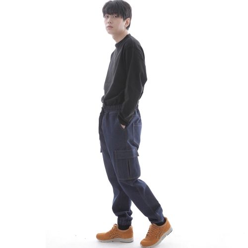 레트로라인 카고조거 팬츠 RL-311CJ 데님 인디고