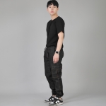 레트로라인 카고조거 팬츠 RL-311CJ 데님 블랙