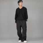 리벳픽스 EX 와이드 카고팬츠 REC-360 데님 블랙 BKS
