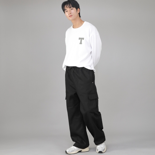 리벳픽스 EX 와이드 카고팬츠 REC-360 블랙