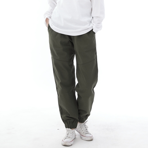 세미슬림핏 절개 조거팬츠 CS-301J 카키