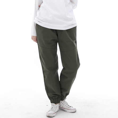세미슬림핏 절개 조거팬츠 CS-301J 카키