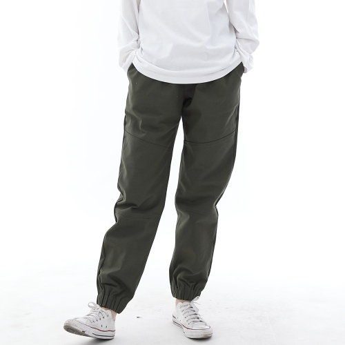 세미슬림핏 절개 조거팬츠 CS-301J 카키