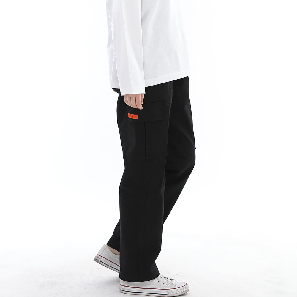 세미슬림핏 카고팬츠 CS-301C 블랙