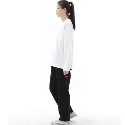 세미슬림핏 카고팬츠 CS-301C 블랙
