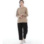 앵클드롭 클래식 퍼티그 테이퍼드 팬츠 AFT-306 블랙