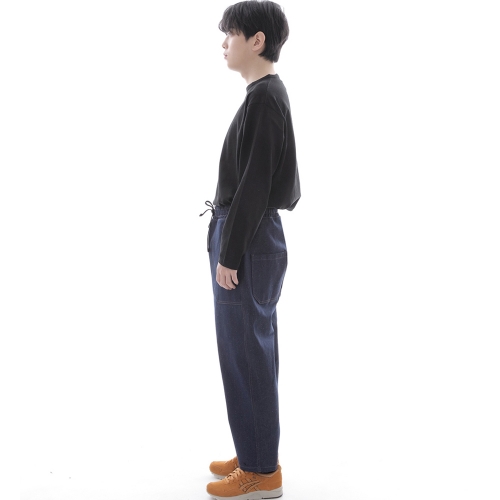 앵클드롭 클래식 퍼티그 테이퍼드 팬츠 AFT-306 데님 인디고