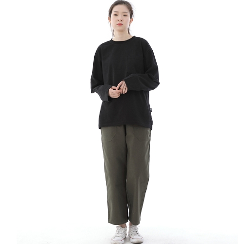 앵클드롭 클래식 퍼티그 테이퍼드 팬츠 AFT-306 카키