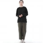 앵클드롭 클래식 퍼티그 테이퍼드 팬츠 AFT-306 카키