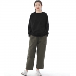 앵클드롭 클래식 퍼티그 테이퍼드 팬츠 AFT-306 카키