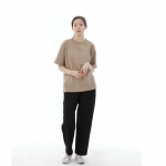 와이드 앵클드롭 퍼티그팬츠 WAF-319 블랙