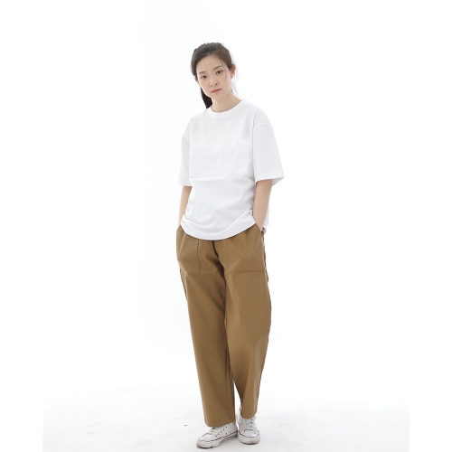 와이드 앵클드롭 퍼티그팬츠 WAF-319 카멜
