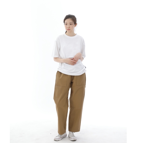 와이드 앵클드롭 퍼티그팬츠 WAF-319 카멜