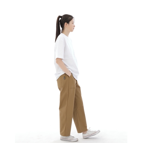 와이드 앵클드롭 퍼티그팬츠 WAF-319 카멜