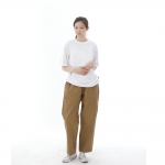 와이드 앵클드롭 퍼티그팬츠 WAF-319 카멜