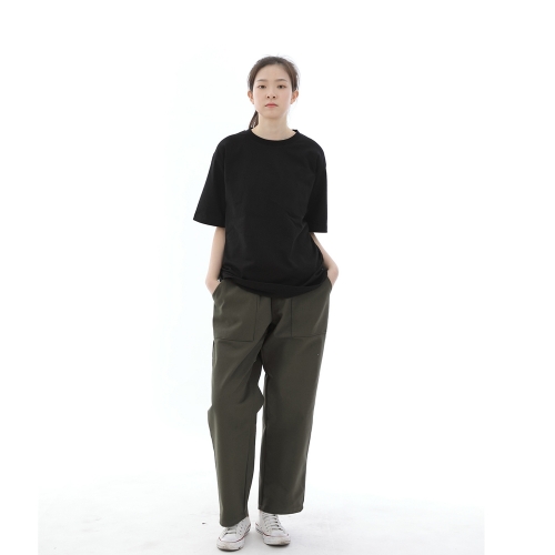 와이드 앵클드롭 퍼티그팬츠 WAF-319 카키