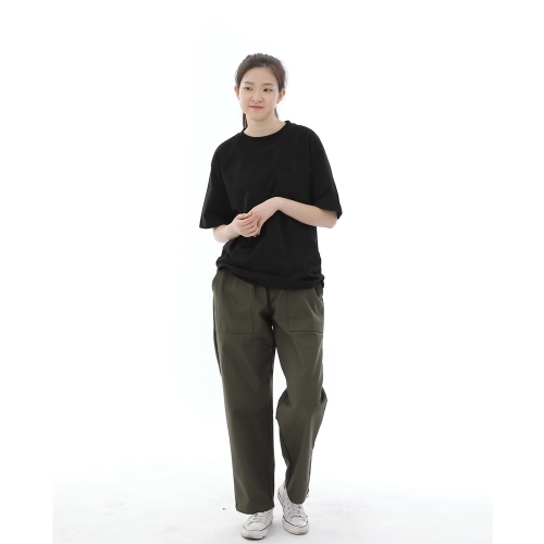 와이드 앵클드롭 퍼티그팬츠 WAF-319 카키