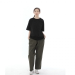 와이드 앵클드롭 퍼티그팬츠 WAF-319 카키