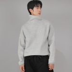 루즈핏 기모 폴라티셔츠 WLP-839 그레이