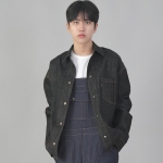 사이드라인 컴포 데님자켓 PCD-418 블랙