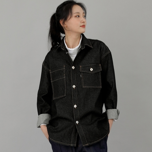 워커앤빌더 데님자켓 WNB-409 블랙 BRS