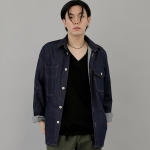 워커앤빌더 데님자켓 WNB-409 인디고 BRS