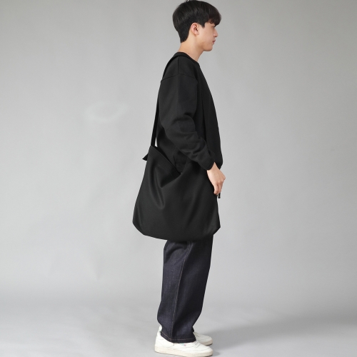빅사이즈 B스냅 크로스 에코백 BBS-125 블랙블랙
