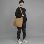 펜타곤 포켓 빅사이즈 크로스 에코백 PPC-115 카멜