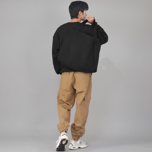 메가 빅사이즈 솔리드 에코백 MSE-140 블랙 BKS