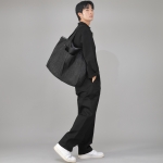 메가 빅사이즈 카고 에코백 MCE-142 데님 블랙 BKS